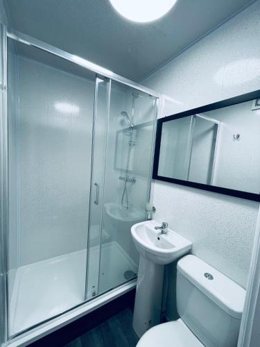 Ένα μπάνιο στο Star Apartments