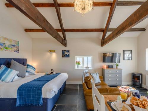 Ένα ή περισσότερα κρεβάτια σε δωμάτιο στο 1 Bed in Exmoor 81477