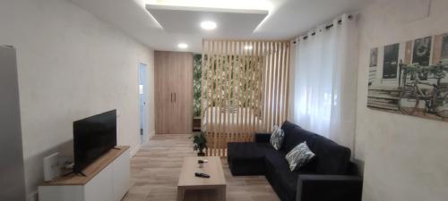 Μια τηλεόραση ή/και κέντρο ψυχαγωγίας στο Apartamento Centro A