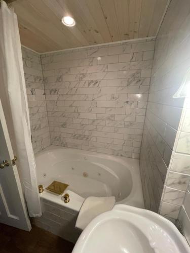 Ванная комната в 1802 House Bed & Breakfast