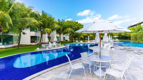 Kolam renang di atau dekat dengan Belo Apto no Carneiros Beach Resort - 202 A