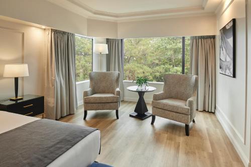 Χώρος καθιστικού στο Emperador Hotel Buenos Aires