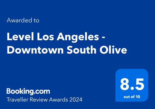 a screenshot of the level los angeles downtown south online at Level Los Angeles - Downtown South Olive in Los Angeles