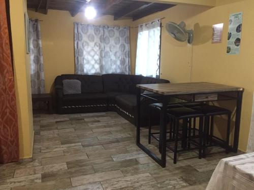 Posezení v ubytování La Cabaña de Bella