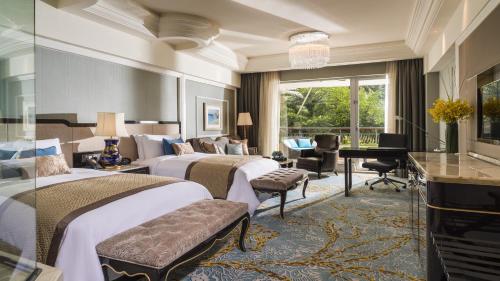 Ένα ή περισσότερα κρεβάτια σε δωμάτιο στο InterContinental Chengdu Global Center by IHG