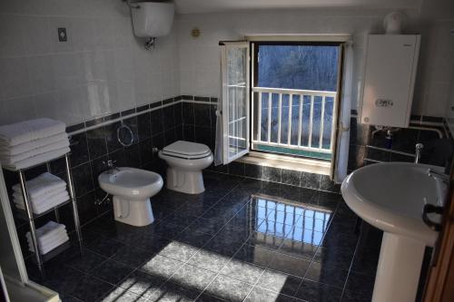 Koupelna v ubytování Monte Cucco B&B