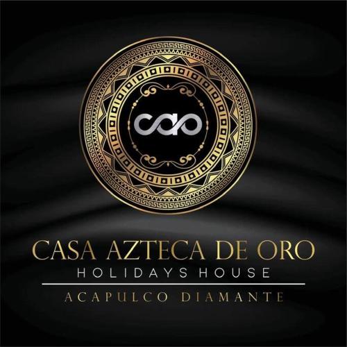 a logo for the aczaza de one holidays house at Departamento Boutique con más Amenidades que Ningún otro en la Zona in Acapulco