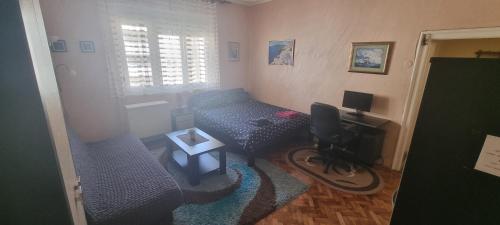 Χώρος καθιστικού στο Apartman Valdano