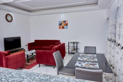 Χώρος καθιστικού στο Becky Best Apartments