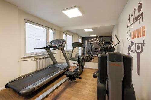 Fitness centrum a/nebo fitness zařízení v ubytování Jantar Resort