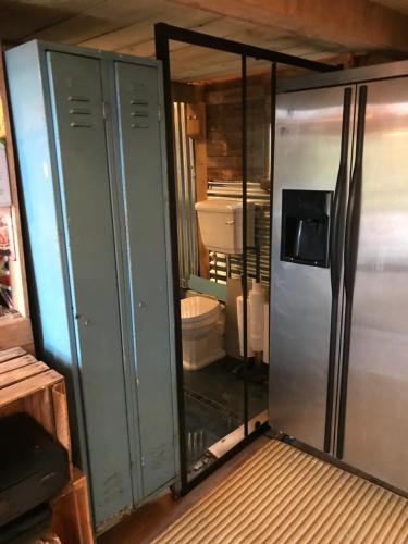 Phòng tắm tại The Wackery