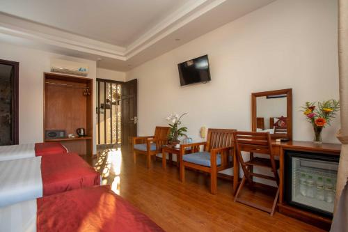 Μια τηλεόραση ή/και κέντρο ψυχαγωγίας στο Trendy Life Villa Hoi An