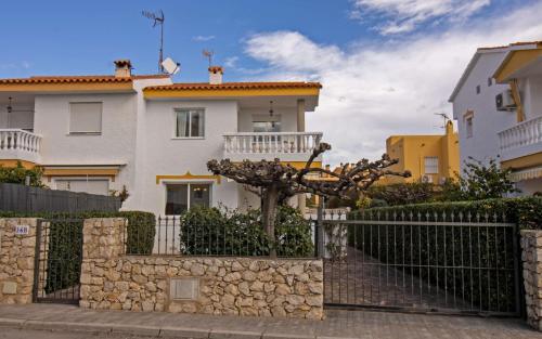 Bygningen som feriehuset ligger i