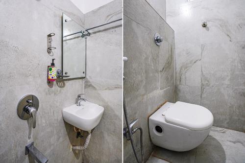 Un baño de FabHotel Hamsa The Right Choice - Nr Lanco Hills, Manikonda