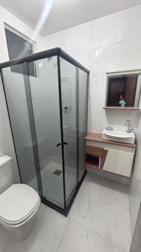 Koupelna v ubytování Adonai Campos dos Goytacazes parque rodoviário