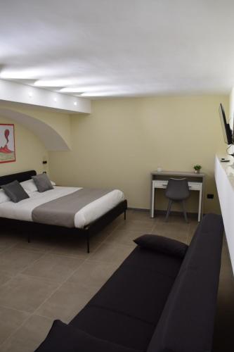 Postelja oz. postelje v sobi nastanitve Mirea