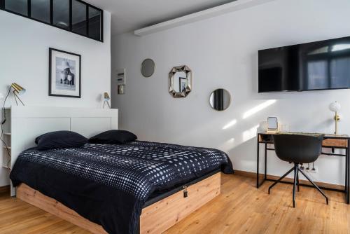 Photo de la galerie de l'établissement Charmant Studio à 15min de Paris (RER C), à Savigny-sur-Orge