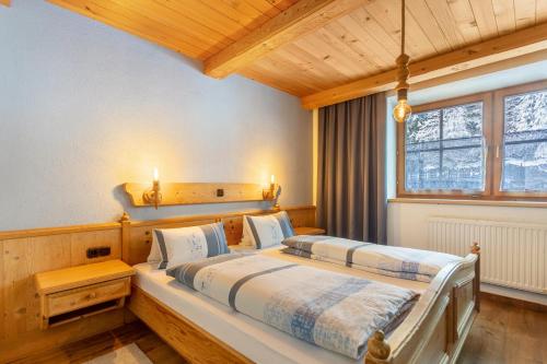 Ένα ή περισσότερα κρεβάτια σε δωμάτιο στο Schwüwong - Apartment 11