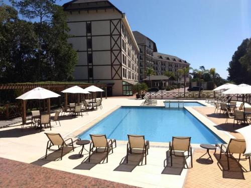 Vista Azul Apartamento - hospedagem nas montanhas tesisinde veya buraya yakın yüzme havuzu