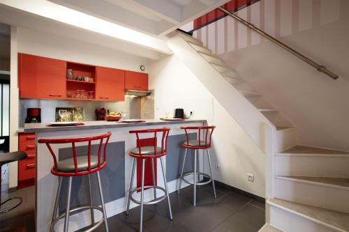 Kuchyň nebo kuchyňský kout v ubytování Maison Labennaise - Welkeys