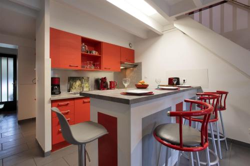 Kuchyň nebo kuchyňský kout v ubytování Maison Labennaise - Welkeys