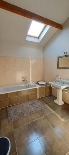 Koupelna v ubytování B&B Euverbraeke