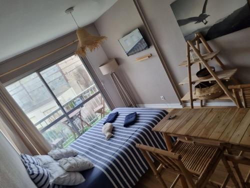 Ma cabane de plage studio avec balcon et parking