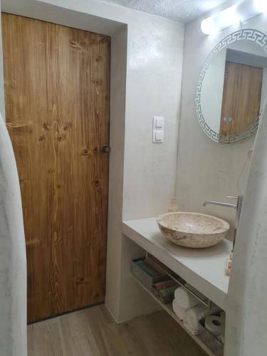 Koupelna v ubytování Oniero