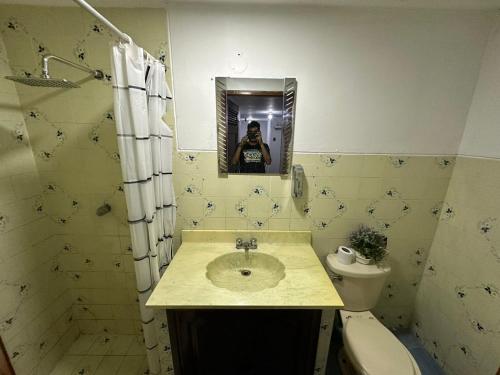 Salle de bains dans l'établissement 4 personas a MAS