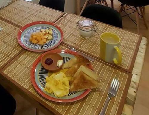 Mad på bed and breakfast-stedet eller i nærheden