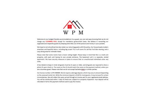 a document with the wpxm logo on it at Downtown Suite - Close to Topgolf, Horseshoe Casino, UM Baltimore in Baltimore