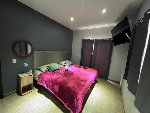 Ένα ή περισσότερα κρεβάτια σε δωμάτιο στο Sayula luxury apartments