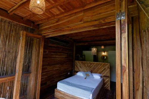 Casa Dos Almasにあるベッド
