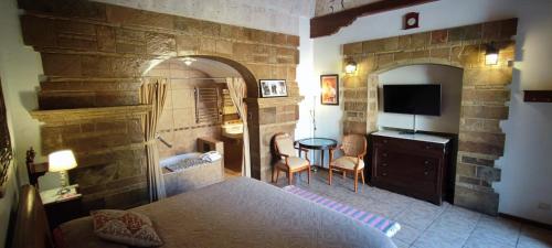 Ένα ή περισσότερα κρεβάτια σε δωμάτιο στο Flying Dog Hostel Arequipa