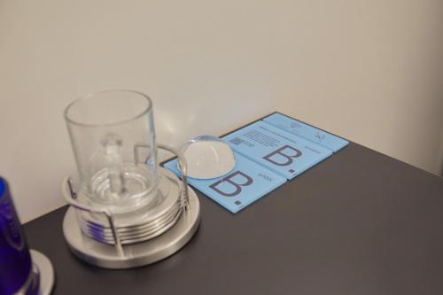 a blender sitting on top of a table at Aank Hotel Seoul Sinchon in Seoul