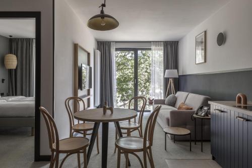 Postel nebo postele na pokoji v ubytování Hotel Saltic Resort & Spa Łeba