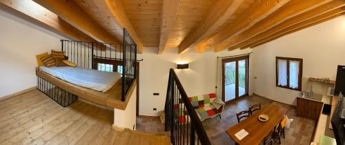 Habitación con litera en una casa en Agriturismo Tamellini, en Soave
