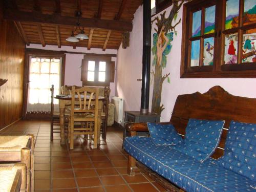 Posezení v ubytování Casa Rural La Ortiga