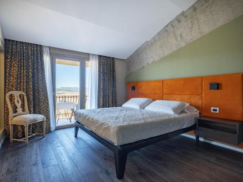 Llit o llits en una habitació de Villa Etru - Volterra, Tuscany