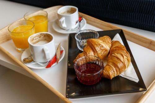 Možnosti snídaně pro hosty v ubytování Ratiu House