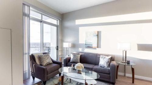 Posezení v ubytování Luxury Apartment In Harbor Point