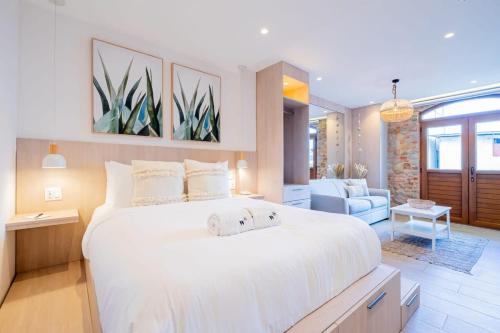 Posteľ alebo postele v izbe v ubytovaní Luxury 1BR in Casco Viejo