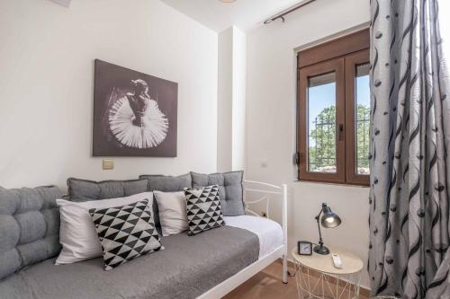 Χώρος καθιστικού στο Villa Tresor