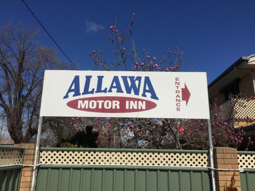 Sijil, anugerah, tanda atau dokumen lain yang dipamerkan di Albury Allawa Motor Inn