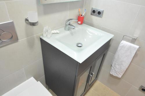 Kúpeľňa v ubytovaní RNET - Apartments Roses Port Trebol