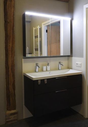 Koupelna v ubytování B&B Boerderij La Trappe Deurne