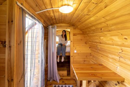 Photo de la galerie de l'établissement logement insolite sous forme de tonneau 1 Domaine les Hirondelles, à Domessin