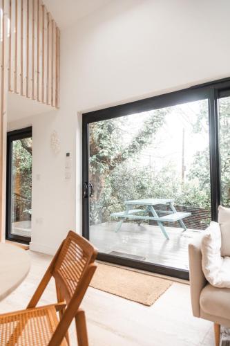 Zona de estar de Lowen Tree House