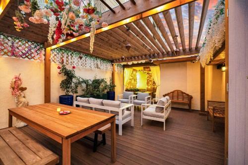 Ruang duduk di The Millwood