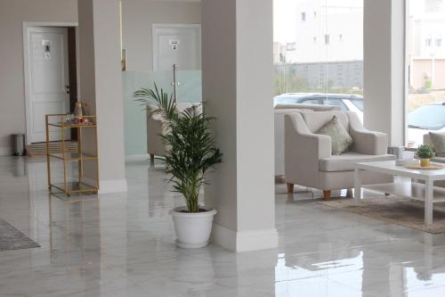 Posezení v ubytování الماطر للشقق الفندقية Almater Hotel Suites